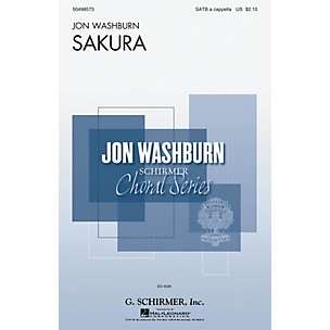 Positive Grid Sakura (Cherry Blossoms) (Jon Washburn Choral Series) SATB DV A Cappella arranged by Jon Washburn