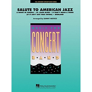 Hal Leonard Salute to American Jazz Concert Band Level 4 Arranged by Sammy Nestico