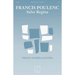 SALABERT Salve Regina (SATB a cappella) SATB Composed by Francis Poulenc