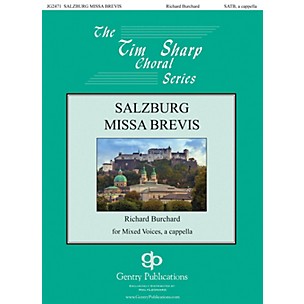 Gentry Publications Salzburg Missa Brevis SATB a cappella composed by Richard Burchard