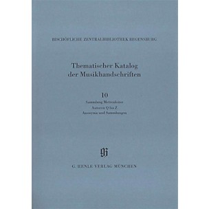 G. Henle Verlag Sammlung Mettenleiter, Autoren Q bis Z, Anonyma und Sammlungen Henle Books Series Softcover