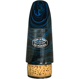 Clark W Fobes San Francisco 10K Blue Bass Clarinet Mouthpiece