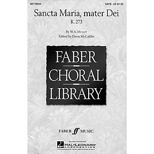 Hal Leonard Sancta Maria, Mater Dei (SATB) SATB arranged by Denis McCaldin