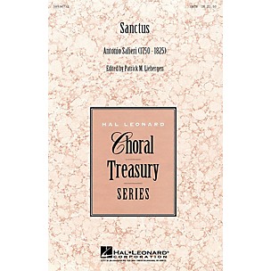 Hal Leonard Sanctus (from Mass in D) (SATB) SATB arranged by Patrick Liebergen
