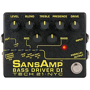Tech 21 SansAmp Bass Driver DI Effects Pedal