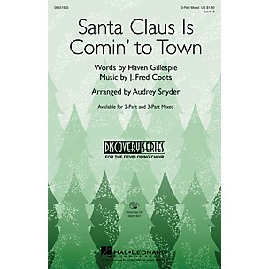 Hal Leonard Santa Claus Is Comin' to Town VoiceTrax CD Arranged by Audrey Snyder