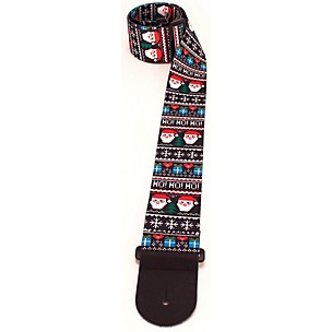 Perri's Santa Ugly Sweater Pattern Guitar Strap