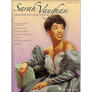 Hal Leonard Sarah Vaughan - Original Keys for Singers Vocal / Piano