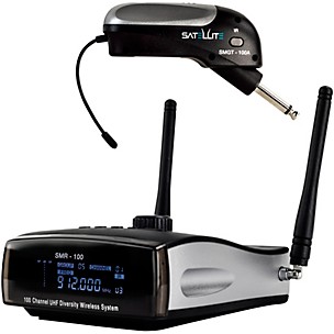 Nady Satellite SMGT-100A True Diversity Wireless Instrument System for Electric Guitar or Bass, Top Mounted