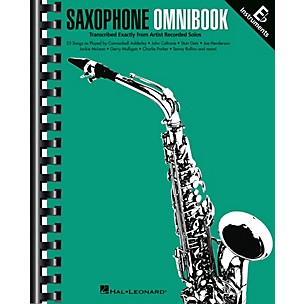 Hal Leonard Saxophone Omnibook for E-Flat Instruments Transcribed Exactly from Artist Recorded Solos