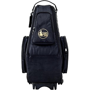 Gard Saxophone Wheelie Bag, Synthetic With Leather Trim