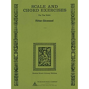 Music Sales Scale and Chord Exercises for the Violin Music Sales America Series Written by Ritter-Stoessel