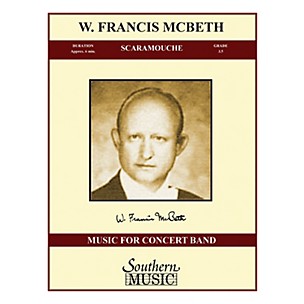 Southern Scaramouche Concert Band Level 3. Composed by W. Francis McBeth