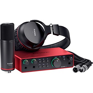 Focusrite Scarlett 2i2 4th Gen Studio Pack