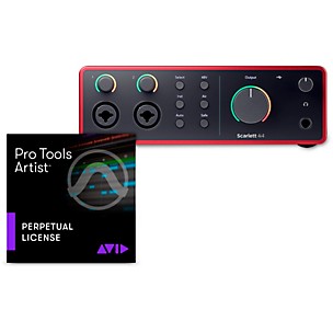 Focusrite Scarlett USB-C Audio Interface (Gen 4) with AVID Pro Tools Artist Perpetual