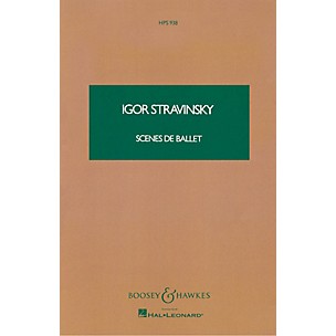 Boosey and Hawkes Scenes de Ballet (Study Score) Boosey & Hawkes Scores/Books Series Composed by Igor Stravinsky