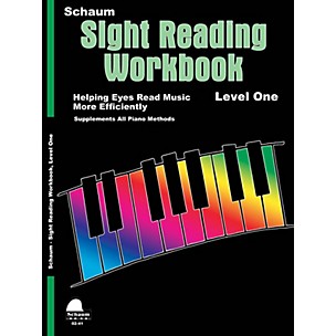 Schaum Schaum Sight Reading Workbook (Level 1) Educational Piano Book