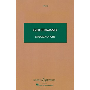 Boosey and Hawkes Scherzo a la Russe (Study Score) Boosey & Hawkes Scores/Books Series Composed by Igor Stravinsky