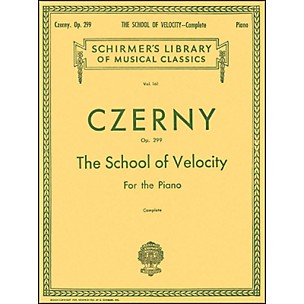 G. Schirmer School Of Velocity Complete Op 299 for The Piano By Czerny