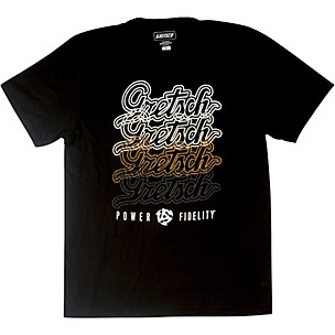 Gretsch Script Logo T-Shirt - Black