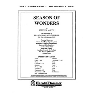 Shawnee Press Season of Wonders (Celebrating the Miracle of Christmas) Score & Parts composed by Joseph M. Martin