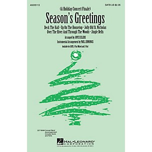 Hal Leonard Season's Greetings (Medley) SATB arranged by Joyce Eilers