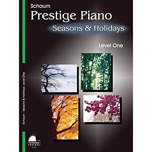 Schaum Seasons & Holidays (Level 1 Elem Level) Educational Piano Book