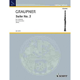 Schott Second Suite Schott Series Composed by Johann Christoph Graupner Arranged by Edgar Hubert Hunt