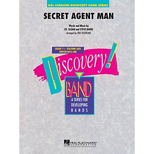 Hal Leonard Secret Agent Man Concert Band Level 1.5 Arranged by Eric Osterling