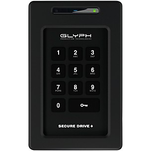 Glyph SecureDrive+ Professional Encrypted Hard Drive with Keypad