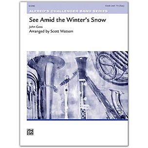 Alfred See Amid the Winter's Snow Conductor Score 1.5 (Easy)