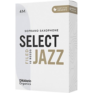 D'Addario Woodwinds Select Jazz, Soprano Saxophone - Filed,Box of 10