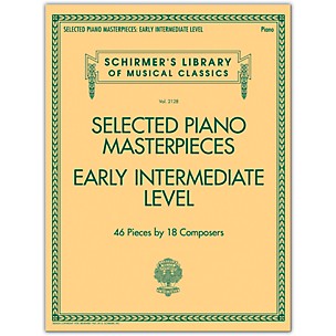 G. Schirmer Selected Piano Masterpieces - Early Intermediate Level Piano Collection Series Softcover