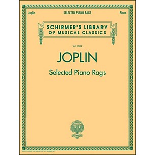 G. Schirmer Selected Piano Rags By Joplin