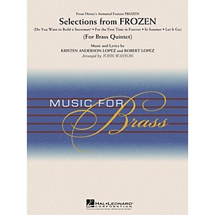 Hal Leonard Selections from Frozen (Brass Quintet) Concert Band Level 3-4 Arranged by John Wasson