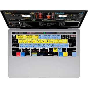 KB Covers Serato DJ/Scratch Live Keyboard Cover for MacBook Pro (Late 2016+) With Touch Bar