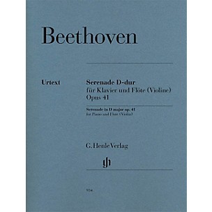 G. Henle Verlag Serenade in D Major  Op. 41 Henle Music Folios Series Softcover Composed by Ludwig van Beethoven