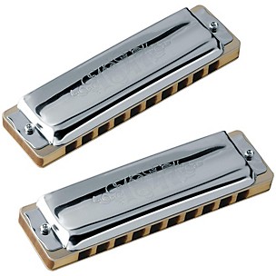 SEYDEL Set of 5 - Blues 1847 Harmonicas CLASSIC and Softcase