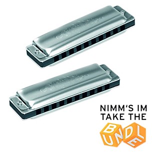 SEYDEL Set of 9 - Blues 1847 Harmonicas  NOBLE and Hardcover Case