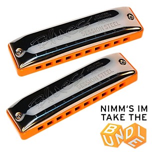 SEYDEL Set of 9 - SESSION STEEL Harmonicas and Softcase