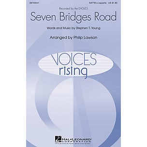 Hal Leonard Seven Bridges Road SATTB A CAPPELLA by Eagles arranged by Philip Lawson