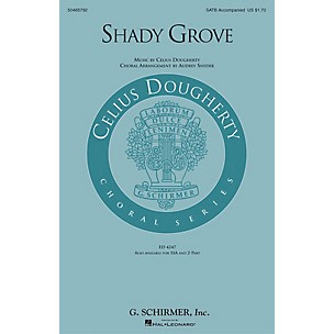 G. Schirmer Shady Grove 2-Part Arranged by Audrey Snyder