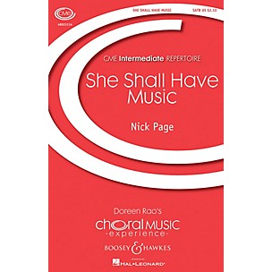 Boosey and Hawkes She Shall Have Music (CME Intermediate) SATB composed by Nick Page