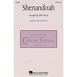 Hal Leonard Shenandoah SAB Arranged by John Purifoy