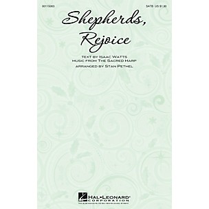 Hal Leonard Shepherds, Rejoice SATB arranged by Stan Pethel
