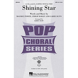 Hal Leonard Shining Star SAB by Earth, Wind & Fire Arranged by Kirby Shaw