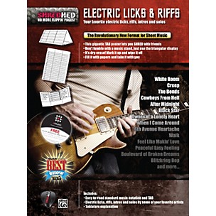Alfred Shredhed Electric Licks & Riffs Poster