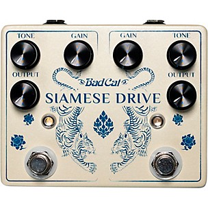Bad Cat Siamese Drive Dual Harmonic Overdrive Effects Pedal -