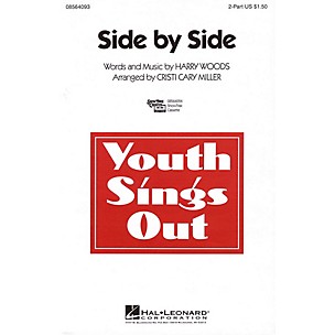 Hal Leonard Side by Side 2-Part arranged by Cristi Cary Miller
