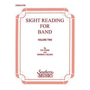 Southern Sight Reading for Band, Book 2 (Baritone B.C.) Southern Music Series Composed by Billy Evans